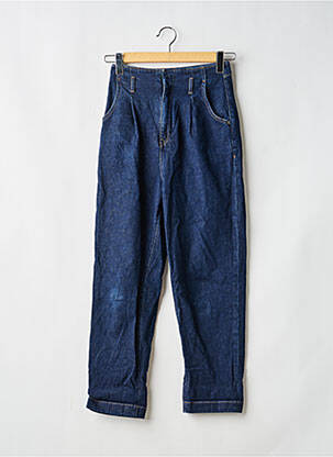 Jeans coupe droite stretch taille normale bleu MASSIMO DUTTI femme