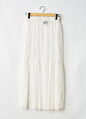 Jupe longue coupe droite blanc THE LOVER'S LOVER femme
