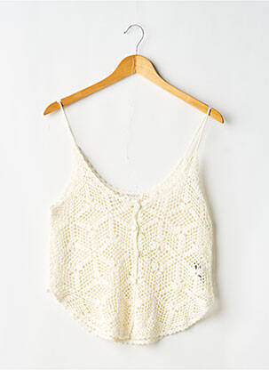 Top fines bretelles fines bretelles blanc FOREVER 21 femme