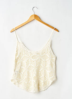 Top fines bretelles fines bretelles blanc FOREVER 21 femme