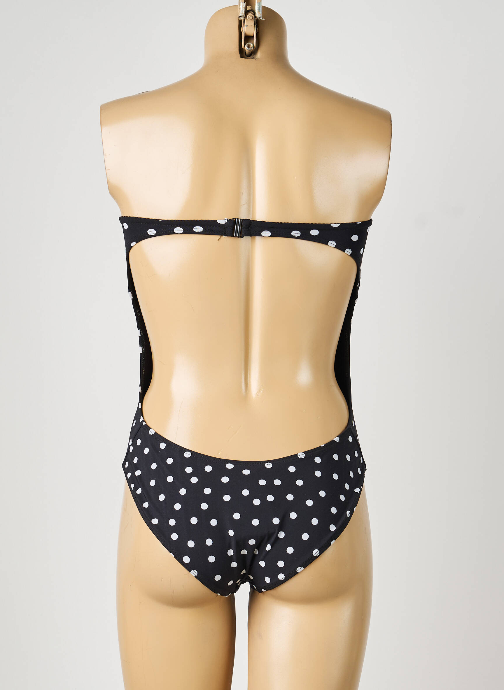Maillot de bain 1 pièce haut bandeau haut bandeau noir ZARA femme