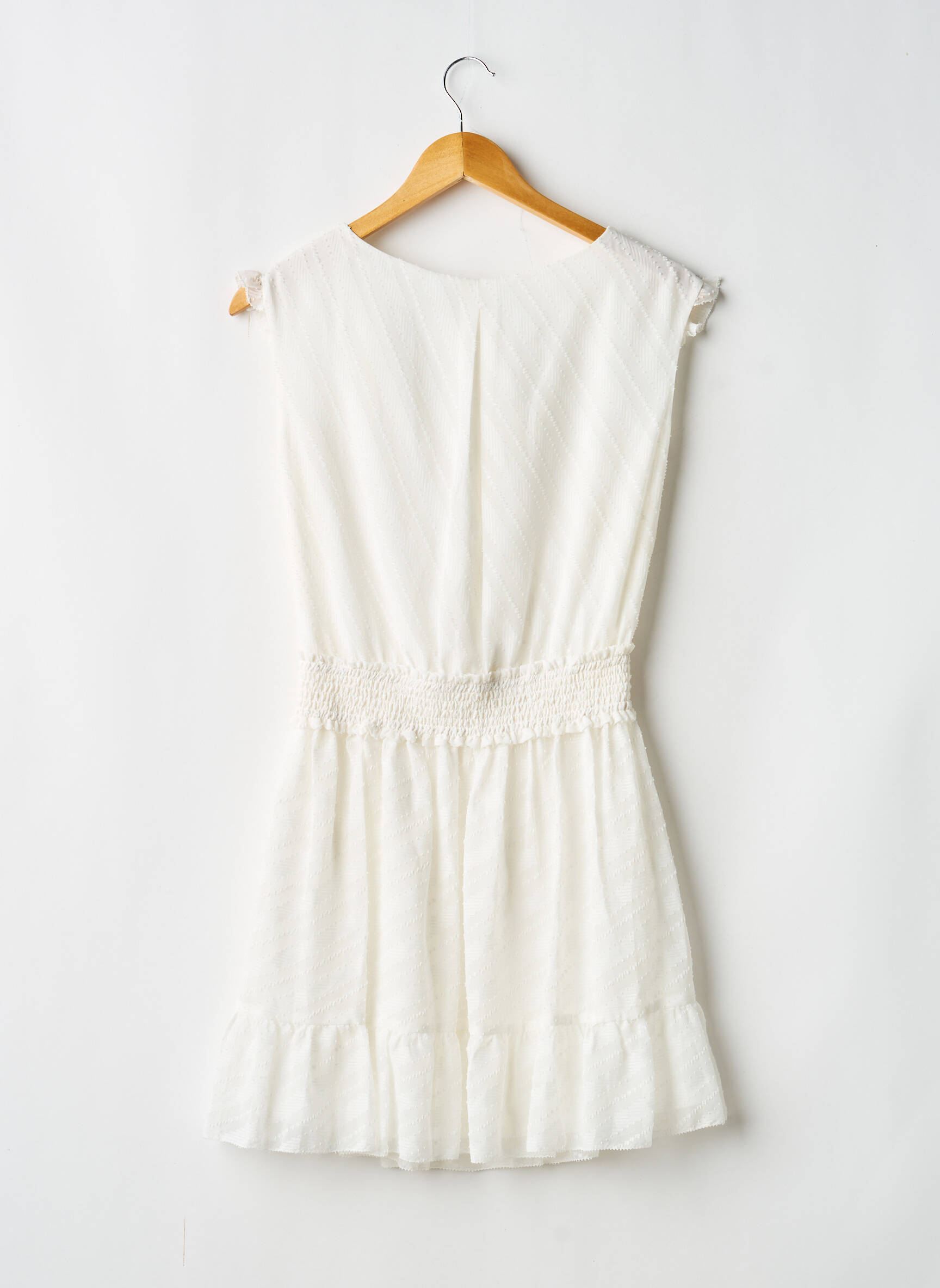 Robe courte manches courtes manches courtes blanc PATRIZIA PEPE femme