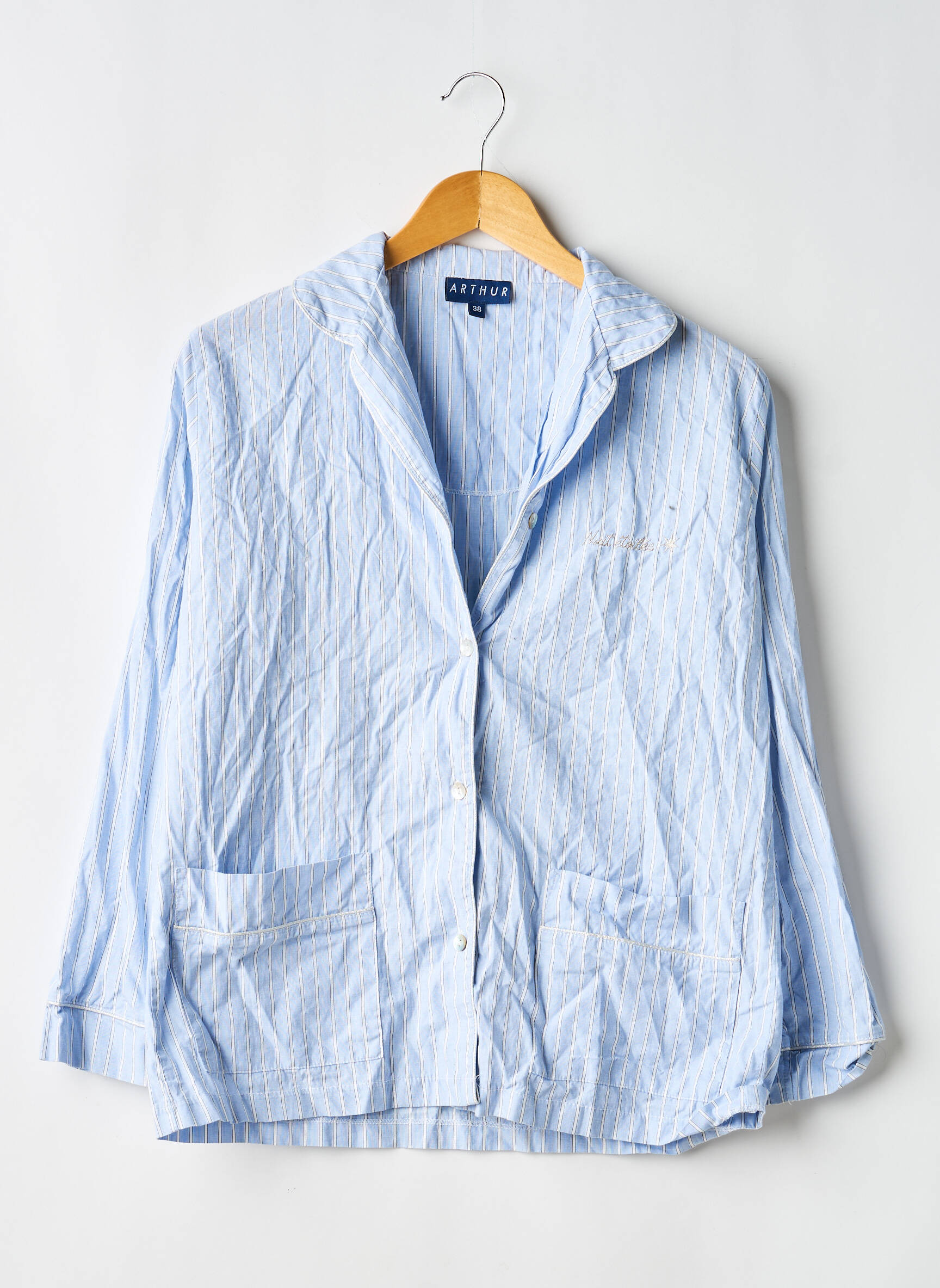 Pyjama bleu ARTHUR femme