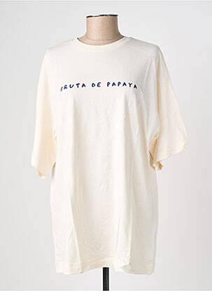 T-shirt imprimé fantaisie manches courtes blanc VERO MODA femme