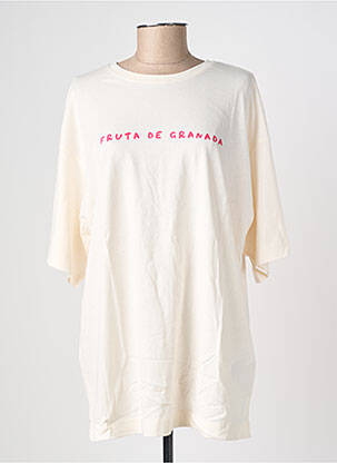 T-shirt imprimé fantaisie manches courtes blanc VERO MODA femme