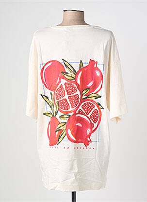 T-shirt imprimé fantaisie manches courtes blanc VERO MODA femme