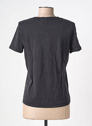 T-shirt sérigraphie floquée manches courtes noir VERO MODA femme