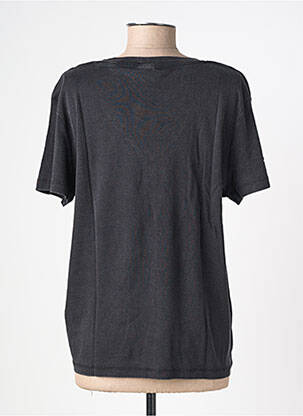 T-shirt sérigraphie floquée manches courtes noir VERO MODA femme