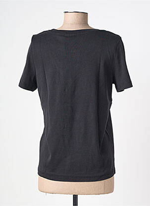 T-shirt sérigraphie floquée manches courtes noir VERO MODA femme