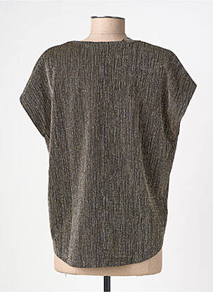Top stretch manches courtes noir VERO MODA femme