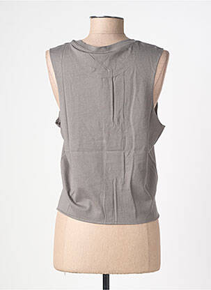Débardeur coupe cintrée sans manche gris NOISY MAY femme