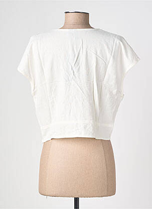 Top manches courtes manches courtes blanc VERO MODA femme