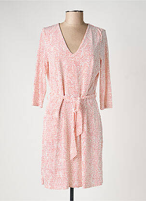 Robe courte coupe fluide manches 3/4 rouge VERO MODA femme