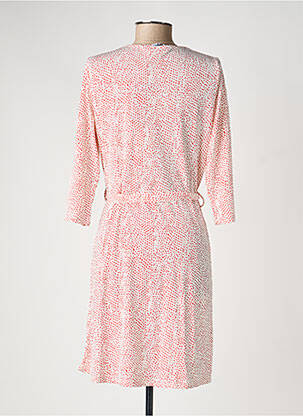 Robe courte coupe fluide manches 3/4 rouge VERO MODA femme