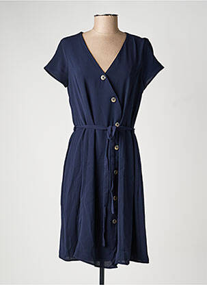 Robe courte manches courtes manches courtes bleu VERO MODA femme