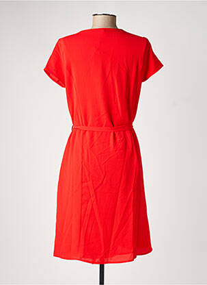 Robe courte manches courtes manches courtes rouge VERO MODA femme
