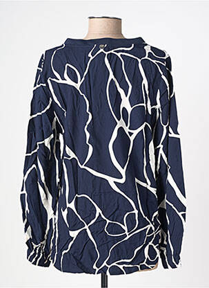Blouse imprimé fantaisie manches longues bleu STREET ONE femme