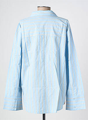 Chemisier coupe droite manches longues bleu VERO MODA femme