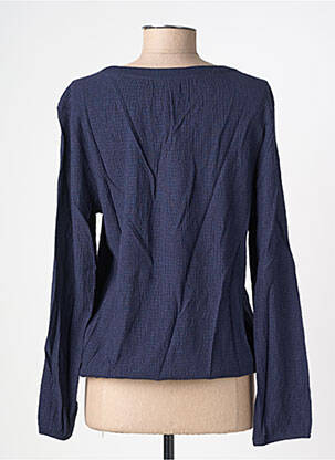 Blouse manches longues manches longues bleu STREET ONE femme