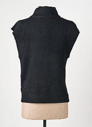 Pull coupe droite sans manche noir VERO MODA femme