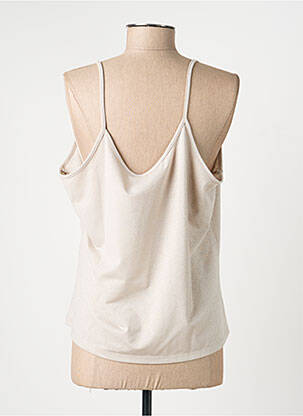 Top fines bretelles fines bretelles beige VERO MODA femme