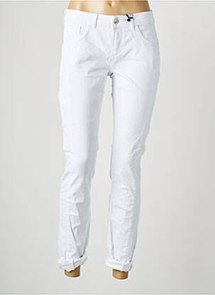 Jeans coupe slim taille basse taille basse blanc STREET ONE femme
