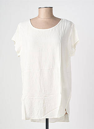 T-shirt coupe droite manches courtes blanc VERO MODA femme