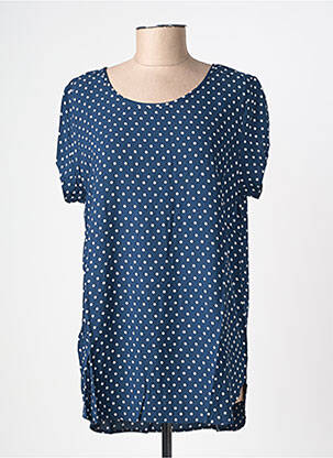 T-shirt coupe droite manches courtes bleu VERO MODA femme