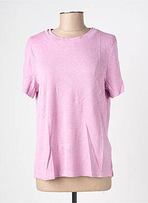 T-shirt coupe droite manches courtes rose STREET ONE femme