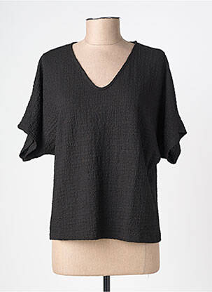 Top stretch manches courtes noir B.YOUNG femme