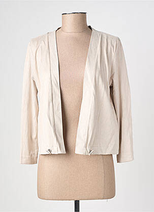 Veste casual tissage suedine beige STREET ONE femme
