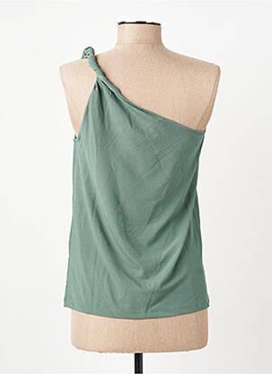 Top stretch sans manche vert VERO MODA femme