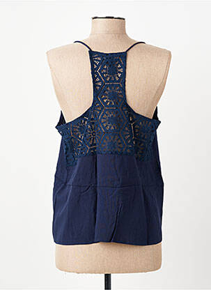 Top coupe fluide sans manche bleu VERO MODA femme