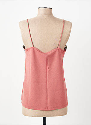 Top stretch fines bretelles rose VERO MODA femme
