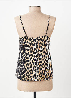 Top manches bretelles ajustables fines bretelles beige VERO MODA femme