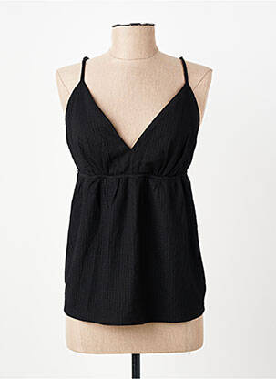 Top stretch fines bretelles noir VERO MODA femme