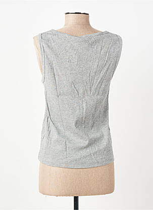Top stretch sans manche gris VERO MODA femme