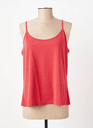 T-shirt stretch fines bretelles rouge VERO MODA femme