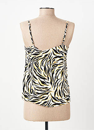Top manches bretelles ajustables fines bretelles beige VERO MODA femme