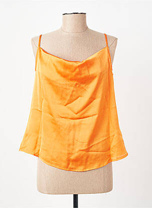 Top manches bretelles ajustables fines bretelles orange VERO MODA femme