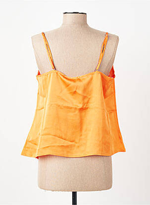 Top manches bretelles ajustables fines bretelles orange VERO MODA femme