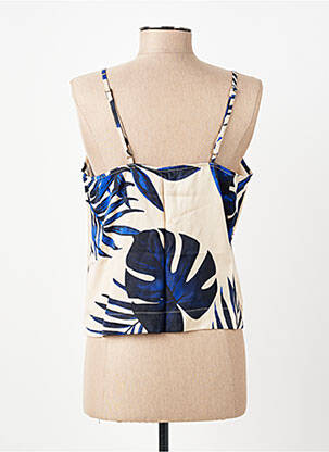 Top manches bretelles ajustables fines bretelles bleu VERO MODA femme
