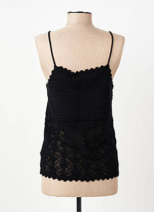 Top stretch fines bretelles noir VERO MODA femme