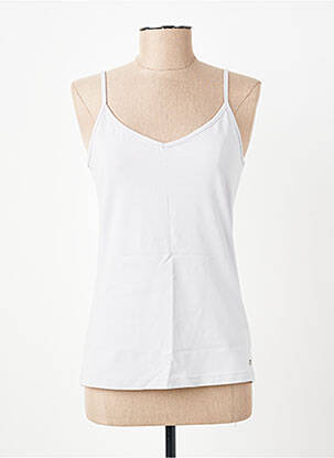 T-shirt col v fines bretelles gris STREET ONE femme