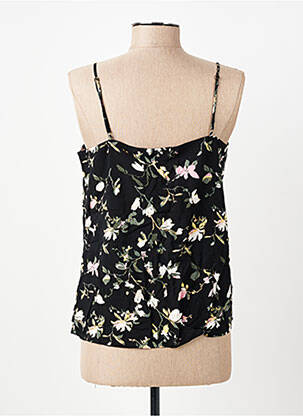 Top imprimé fantaisie fines bretelles noir VERO MODA femme