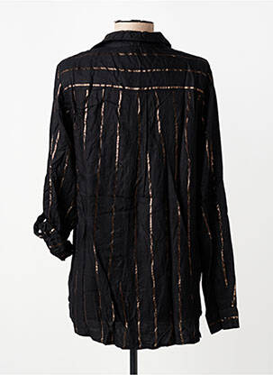 Chemisier tissage crêpe manches longues noir VERO MODA femme
