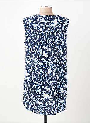 Tunique sans manche coupe fluide bleu STREET ONE femme