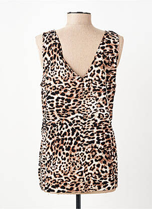 Top coupe cintrée sans manche beige B.YOUNG femme