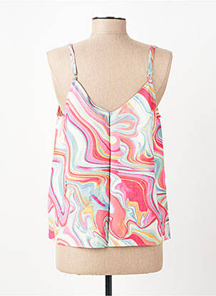 Top imprimé fantaisie fines bretelles rose VERO MODA femme