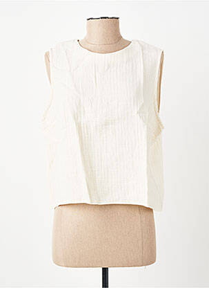 Top sans manche sans manche beige AWARE BY VERO MODA femme